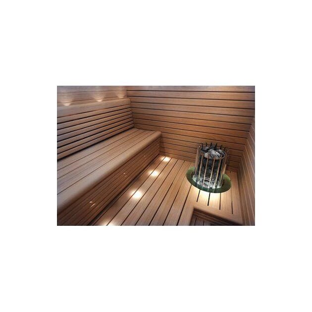 ROCHER 70 ELITE 6.8 kW Børstet Stål badstuovn