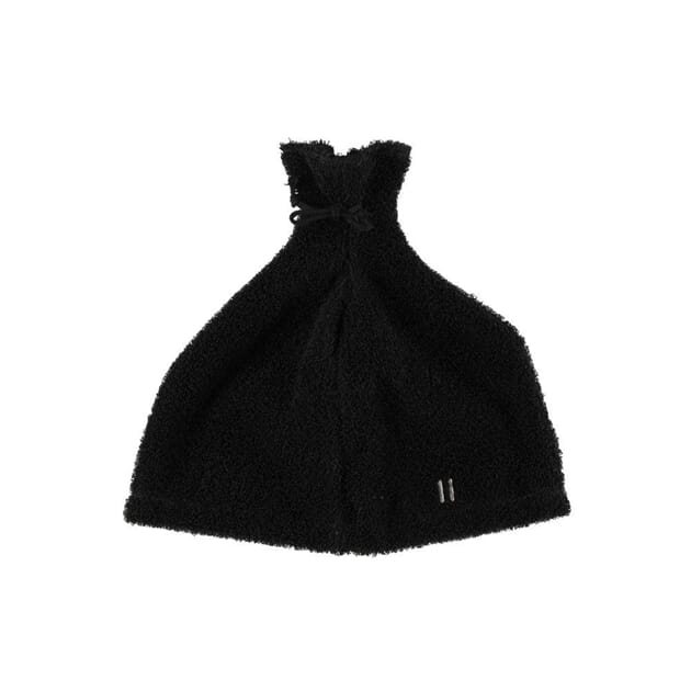 Badstulue svart linfrote onesize - Rento