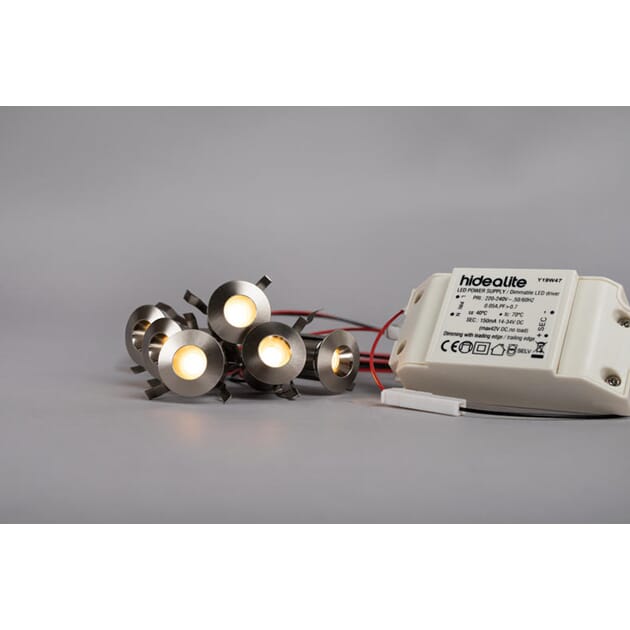 Downlight LED 0.66w Badstu 6 stk pr pk.