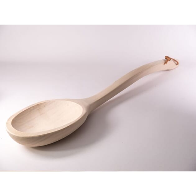 Pro øse i poppeltre 70 cm lang med lærreim