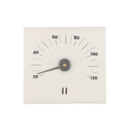 Badstutermometer alu. matt hvit