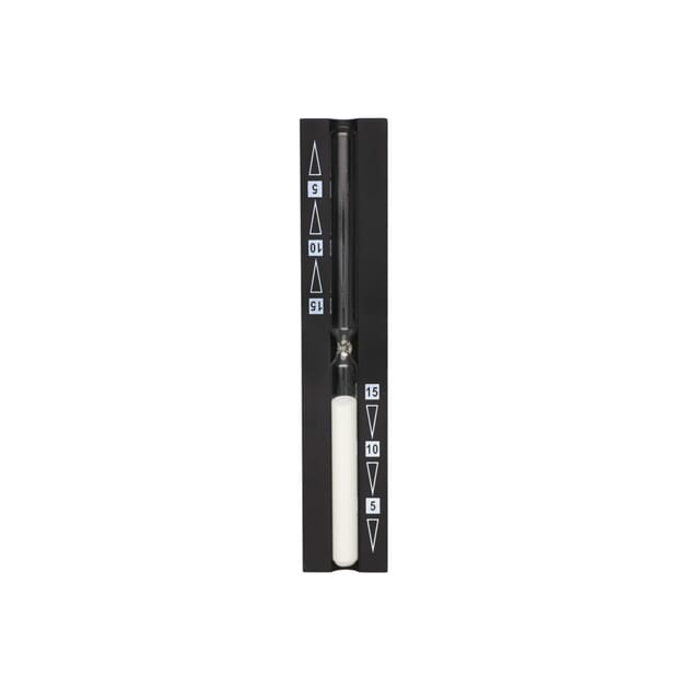 Timeglass for badstu svart
