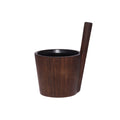 Badstubøtte Bamboo mørk