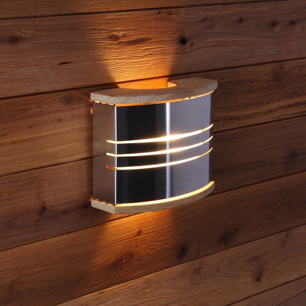 Badstulampe stål