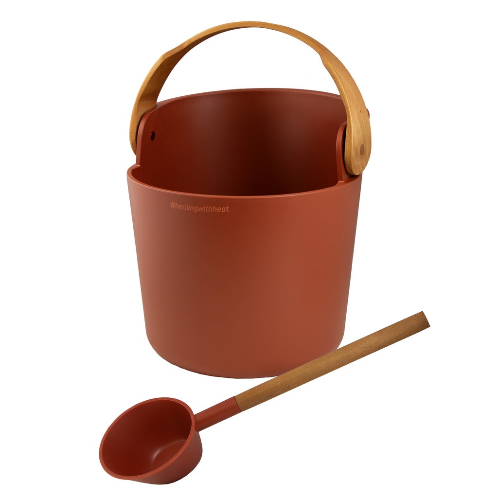 Badstusett Helmi Rød - Terracotta