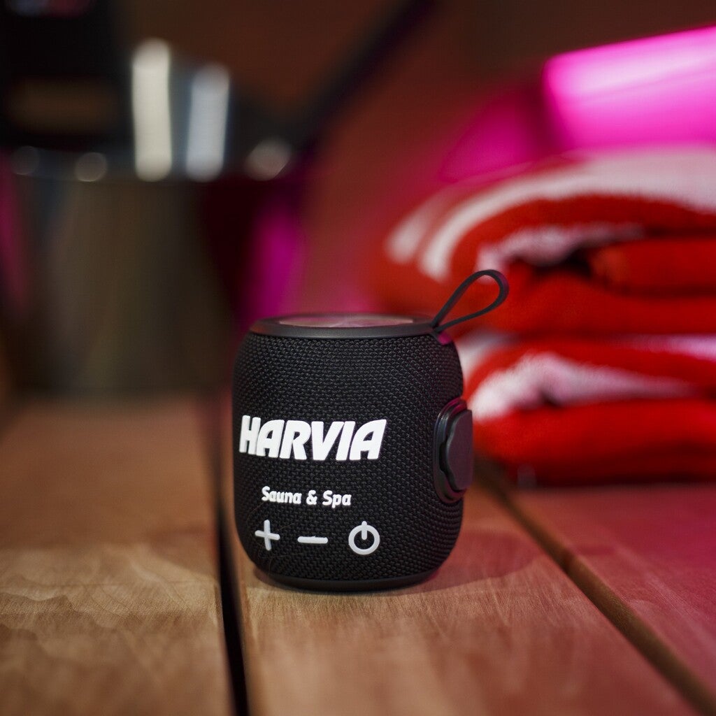 Badstuhøyttaler Harvia sort