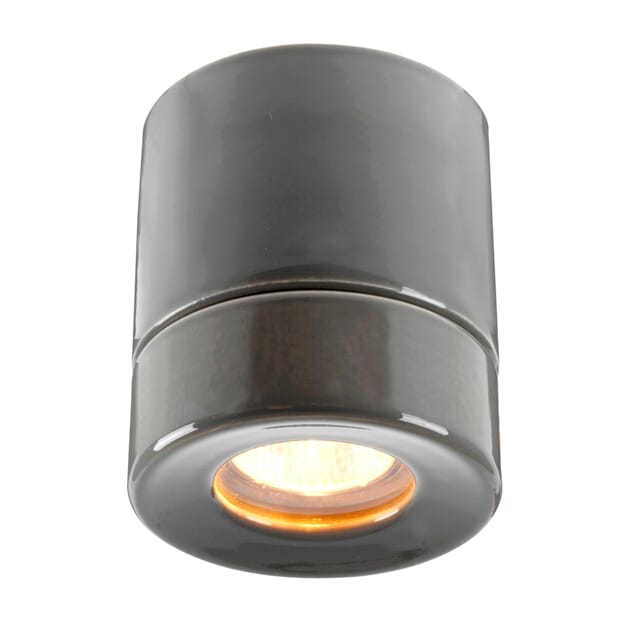 Light on Downlight Badstu Grå IP55