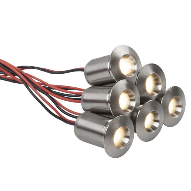 Downlight LED 0.66w Badstu 6 stk pr pk.
