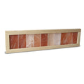 Salt brick module in wooden frame