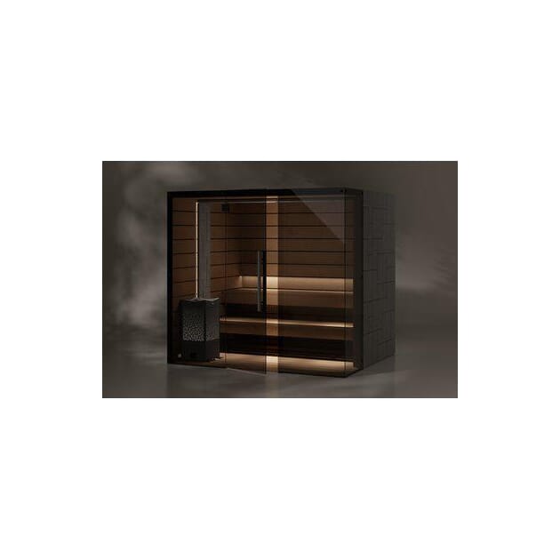 Badsturom Reflection 250x200 WIDE Hjørne venstre. Thermo Osp