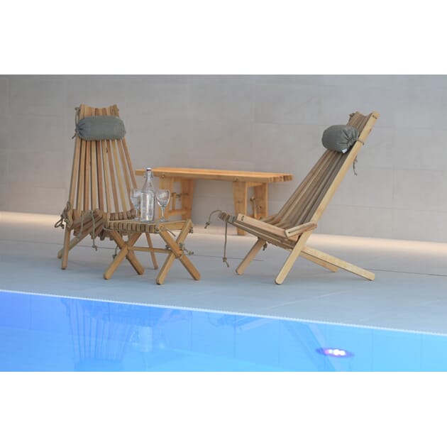 Ecofurn Ecochair hvitoljet, furu