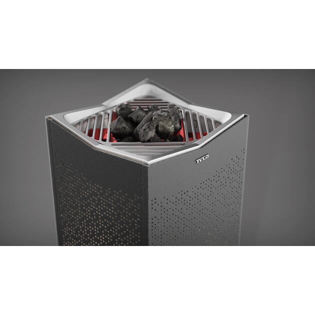 CROWN ELITE 10 kW Grå Badstuovn
