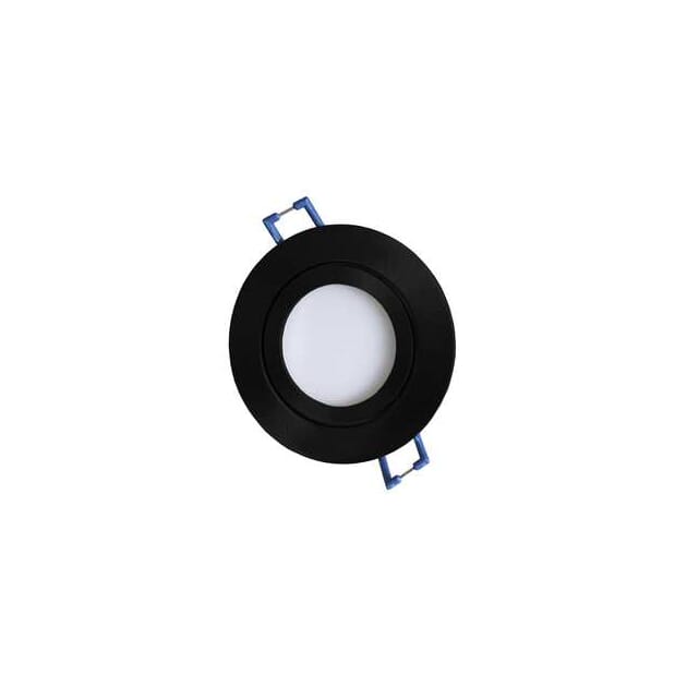 Eos LED Spot matt sort. Warmhvit lys (3000 K)