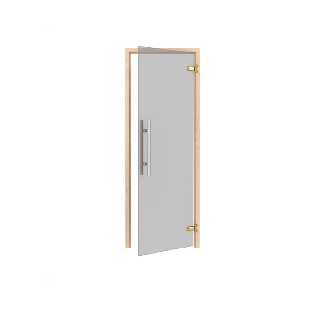 Badstudør Premium Thermo Osp 8X19 Grått glass