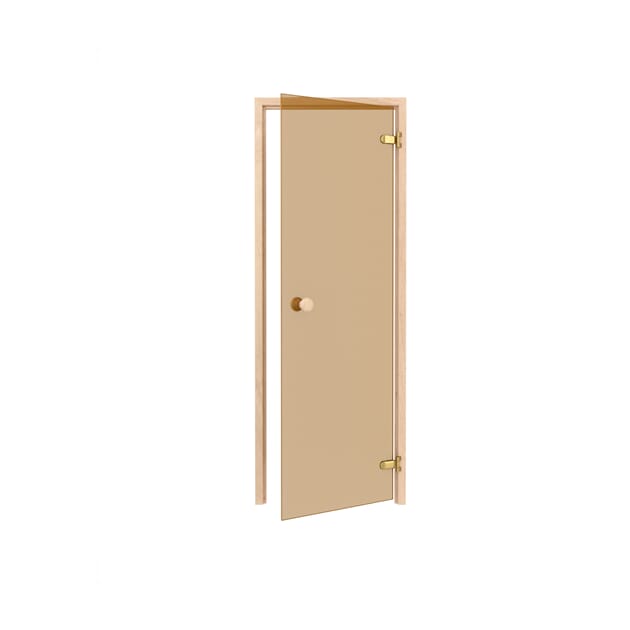 Badstudør Trendline Osp 7X19 Bronseglass