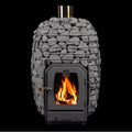 Huum HIVE Wood 17kW Badstuovn til 8-16 m3 (kubikkmeter - romvolum).