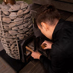 Huum HIVE Wood 17kW Badstuovn til 8-16 m3 (kubikkmeter - romvolum).