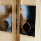 Huum UKU control panel Glass. Mirror