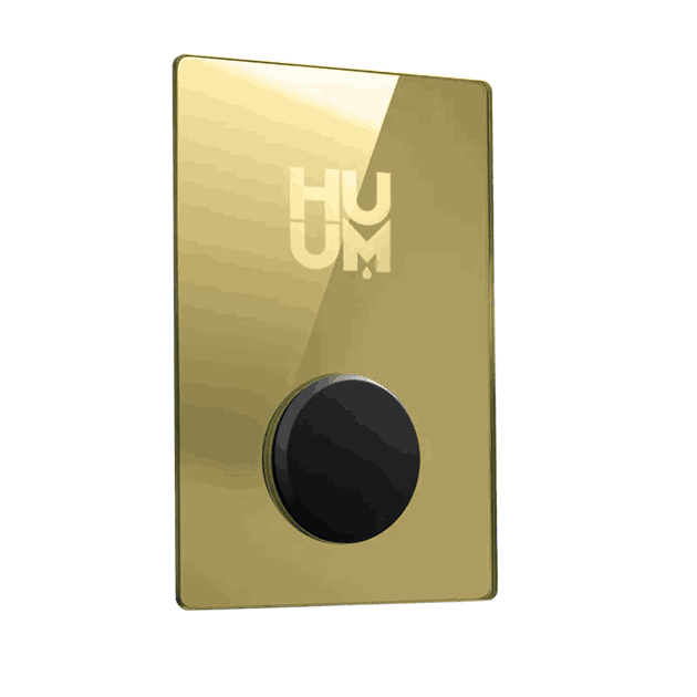 Huum UKU control panel Glass. Gold