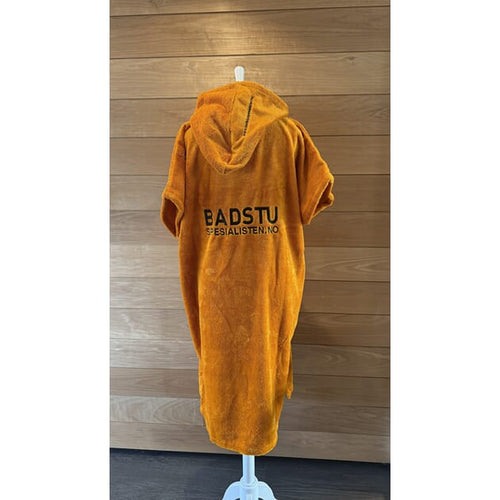 Badstu Poncho orange velur Large/XL