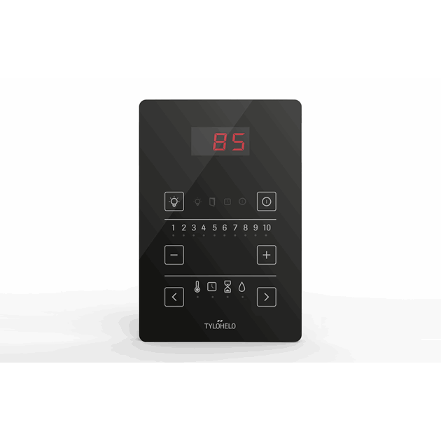 ROXX 6 Kw Pure WT Graphit Grå Badstuovn