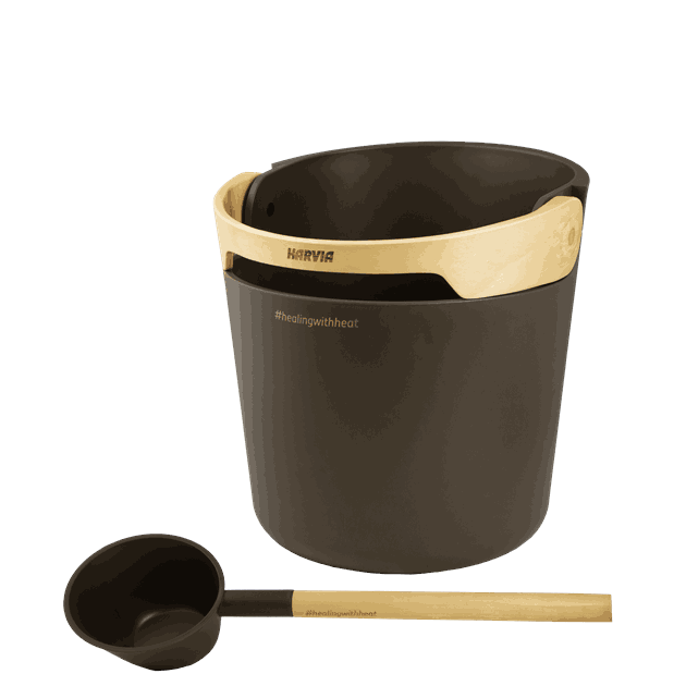 Helmi pail and ladle Chocolate