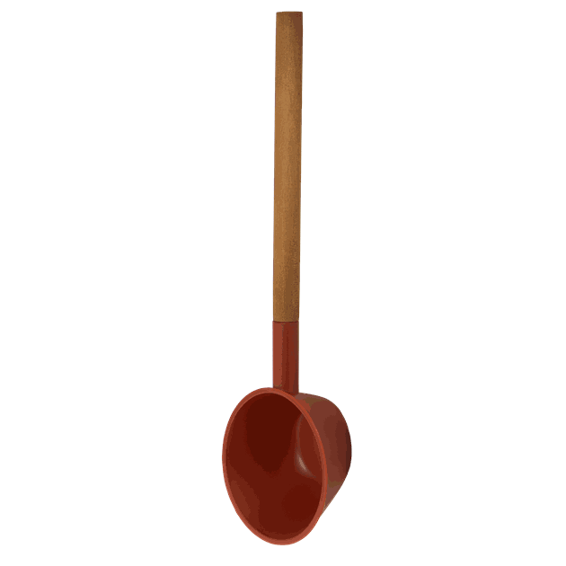 Helmi pail and ladle Terracotta
