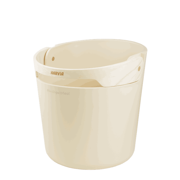 Helmi pail and ladle Ivory
