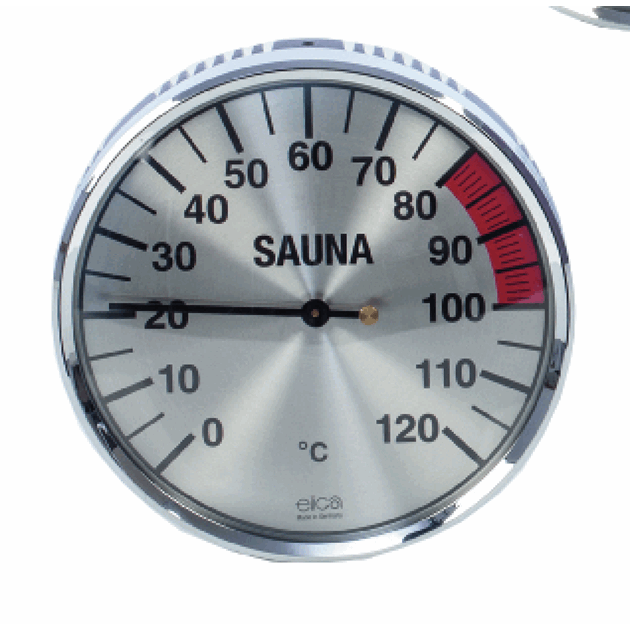 Badstutermometer rund