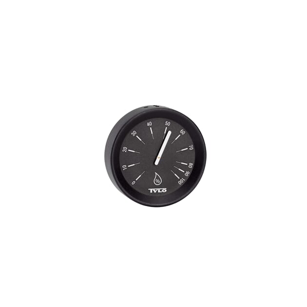 Tylø Brilliant hygrometer svart