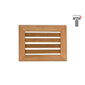 UTGÅTT Ventilrist 15x19 Varmebehandlet osp