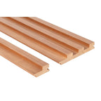 Badstupanel 27x64 Step Thermo Osp pk à 4 stk 2100mm